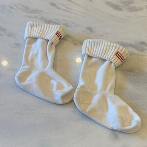 Hunter boot insert Socks white large